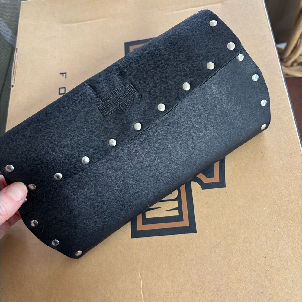 Harley Davidson leather wallet new